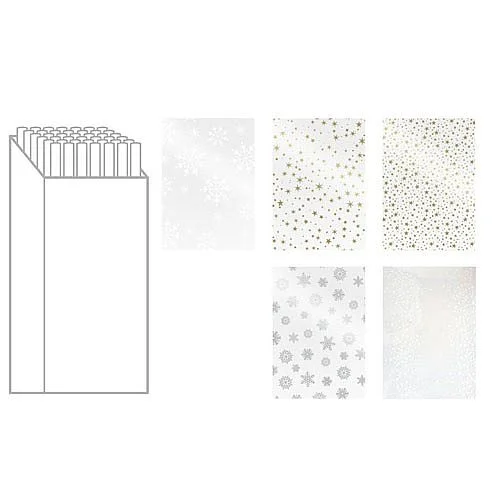 Nejprodávanější Celofán transparent role, vánoční potisk 500 x 70 cm