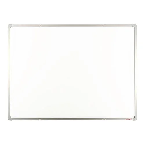 Magnetická lakovaná tabule se stříbrným rámem, 120 x 90 cm Nejlepší Volba