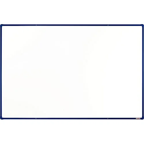 Magnetická lakovaná tabule s modrým rámem, 180 x 120 cm Sleva