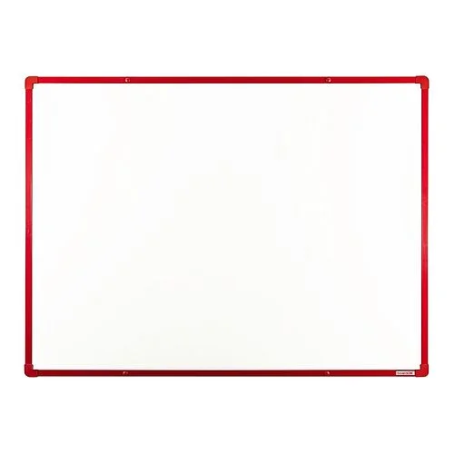 Magnetická keramická tabule s červeným rámem, 120 x 90 cm Horká Nabídka