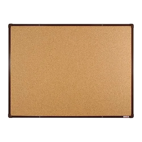 Korková tabule s hnědým rámem, 120 x 90 cm Top Prodej
