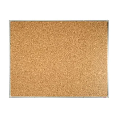 Korková tabule se stříbrným rámem, 150 x 120 cm Super Cena