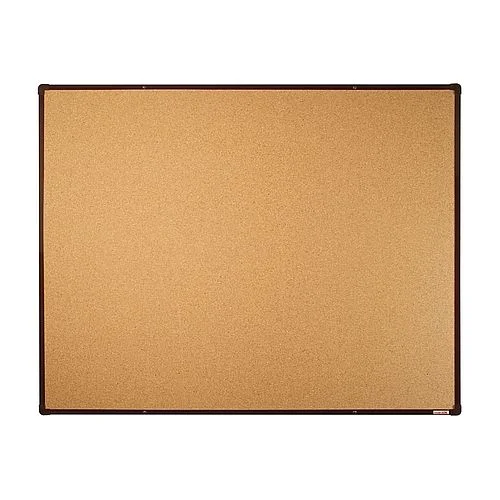 Aktuální Korková tabule s hnědým rámem, 150 x 120 cm