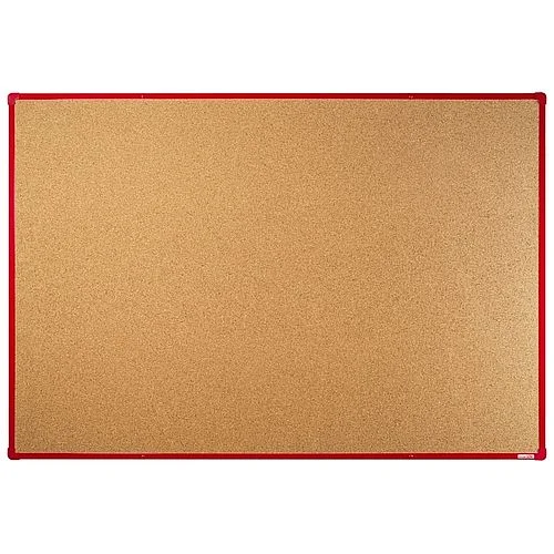 Značkový Korková tabule s červeným rámem, 180 x 120 cm