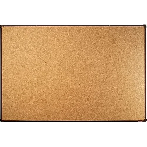 Korková tabule s hnědým rámem, 180 x 120 cm Akce