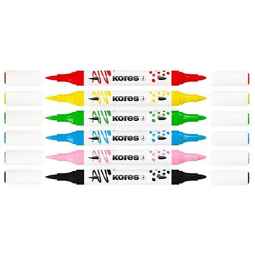 Akrylový popisovač Kores, 6 barev Aktuální