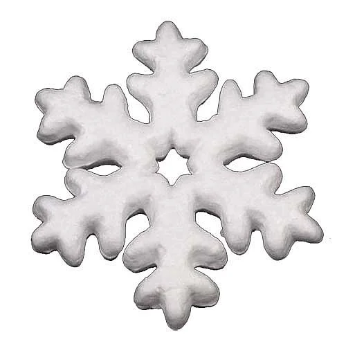 Polystyrenová vločka, 10 cm Akční Cena