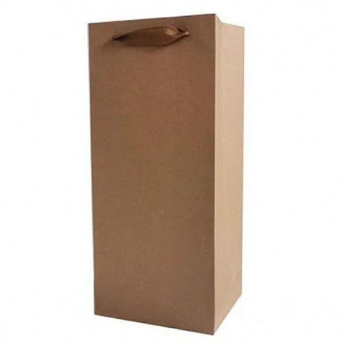 Taška MFP dárková kraft, 17 x 35 x 9 cm, na láhev Nová Kolekce
