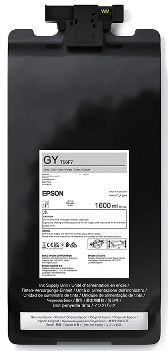 Epson originální ink C13T56F700, gray Víkendová Akce