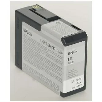 Epson originální ink C13T580700, light black, 80ml, Epson Stylus Pro 3800 Sezónní Sleva