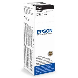 Epson originální ink C13T66414A, black, 70ml, Epson L100, L200, L300 Akční Cena