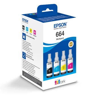 Epson originální ink C13T66464A, CMYK, Epson L100, L200, L300 Víkendová Akce
