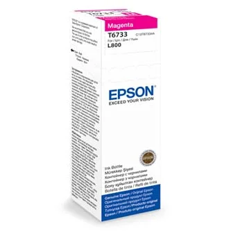 Epson originální ink C13T67334A, magenta, 70ml, Epson L800 Vysoce Kvalitní