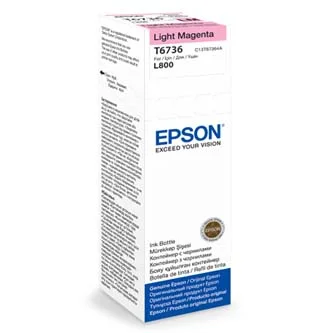 Epson originální ink C13T67364A, light magenta, 70ml, Epson L800 Jen Po Omezenou Doba