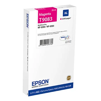 Hit Sezóny Epson originální ink C13T90834N, T9083, XL, magenta, 39ml, Epson WorkForce Pro WF-6090DW, WF-6590