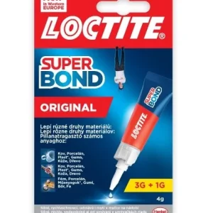 Gelové vteřinové lepidlo Loctite Super Bond Original - 4 g Levný