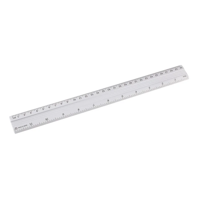 Hliníkové pravítko - 30 cm, stříbrné Víkendová Akce