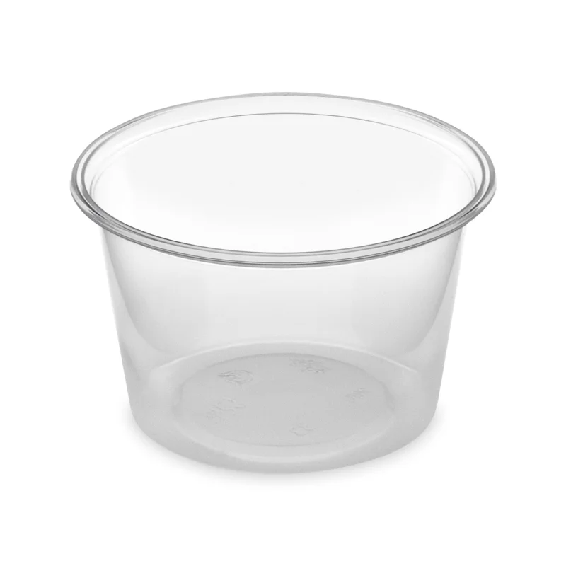 Kulatá miska na dressing 100 ml - PP, transparentní, 50 ks - DOPRODEJ Sleva