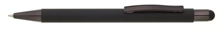 Cenově Výhodný Kuličkové pero SALGA SOFT - 0,8 mm, kovové, černé