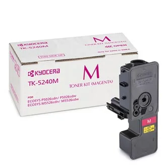 Kyocera originální toner TK-5240M, magenta, 3000str., 1T02R7BNL0, Kyocera M5526cdn, M5526cdw, P5026cdn,P5026cdw, O Finální Výprodej