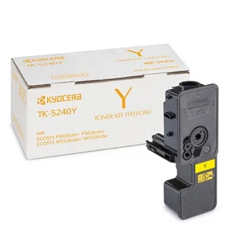 Dokud Zásoby Vydrží Kyocera originální toner TK-5240Y, yellow, 3000str., 1T02R7ANL0, Kyocera M5526cdn, M5526cdw, P5026cdn,P5026cdw, O