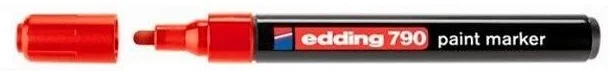 Kup Teď Lakový popisovač Edding 790 - 3 mm, červený