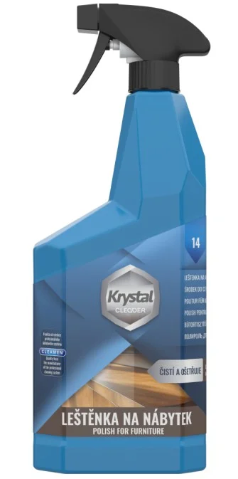 Top Prodej Leštěnka na nábytek Krystal - s rozprašovačem, 750 ml