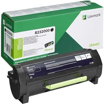 Lexmark originální toner B232000, black, 3000str., return, Lexmark B2442, B2546, B2650, B2338 Cenová Bomba