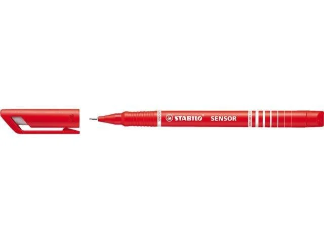 Jen Po Omezenou Doba Liner Stabilo Sensor F 189/40 - 0,3 mm, červený - DOPRODEJ