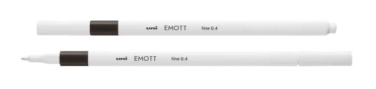 Vysoce Kvalitní Liner Uni Emott - 0,4 mm, šedý