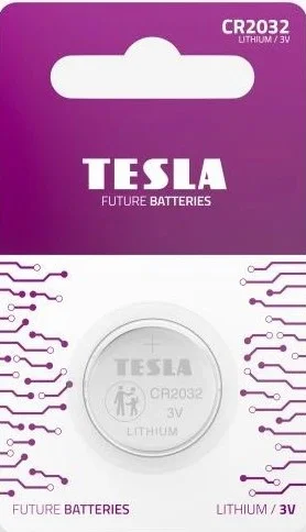 Lithiová knoflíková baterie Tesla 3 V - typ CR2032, blistr, 1 ks Víkendová Akce