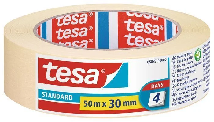 Tovární Cena Maskovací páska krepová Tesa Standard 5087 - 30 mm x 50 m