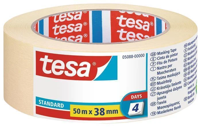 Nová Kolekce Maskovací páska krepová Tesa Standard 5088 - 38 mm x 50 m