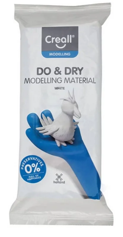 Hit Sezóny Modelovací hmota Creall DO&DRY - samotvrdnoucí, hypoalergenní, bílá, 500 g