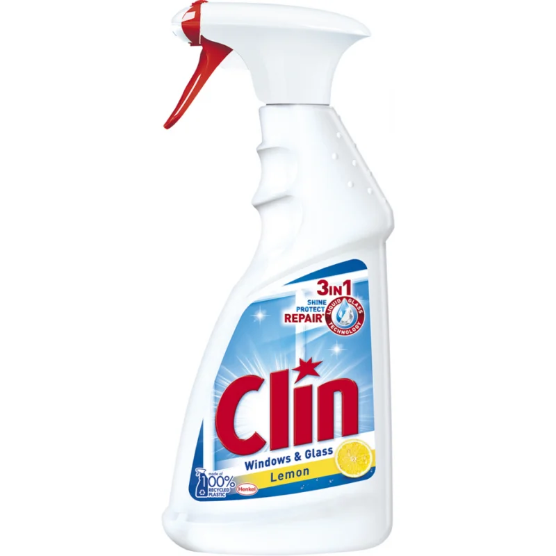Mycí prostředek na okna a skla Clin - s alkoholem, s rozprašovačem, citrus, 500 ml Cenový Hit