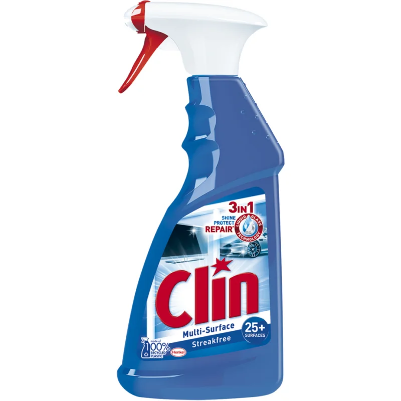 Jen Po Omezenou Doba Mycí prostředek na okna a skla Clin Multi-Surface - s rozprašovačem, 500 ml