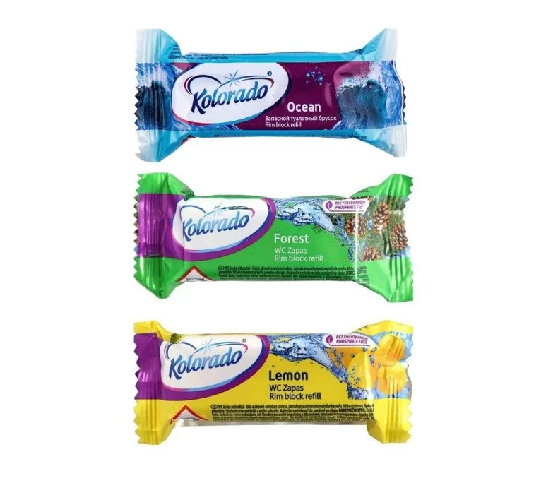 Náplň do závěsného WC bloku - mix vůní, 40 g Značkový