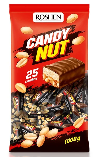 Ihned K Objednání Nugát Roshen Candy Nut - 25 ks, 1 kg