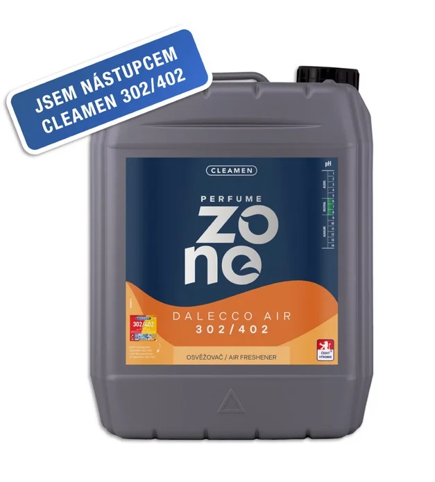 Omezená Nabídka Osvěžovač, neutralizátor pachů Cleamen Perfume Zone Dalecco Air 302/402 - sanitární, 5 l