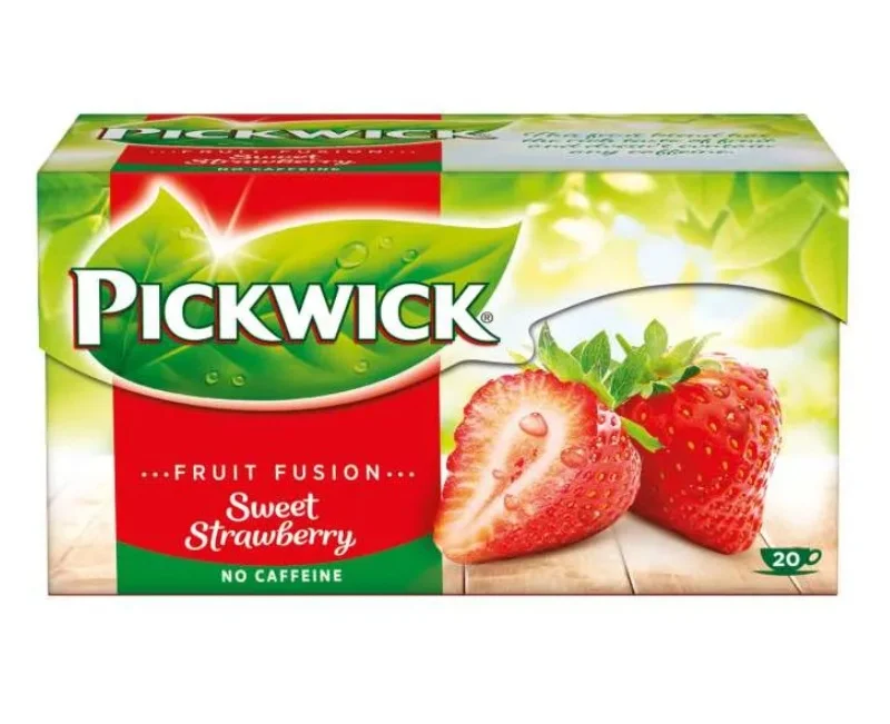 Sezónní Sleva Ovocný čaj Pickwick Fruit Fusion - jahoda, 20 sáčků
