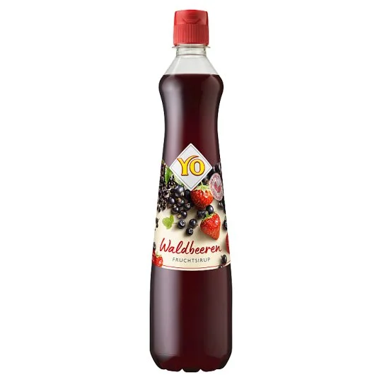 Tovární Cena Ovocný sirup YO - lesní plody, 700 ml