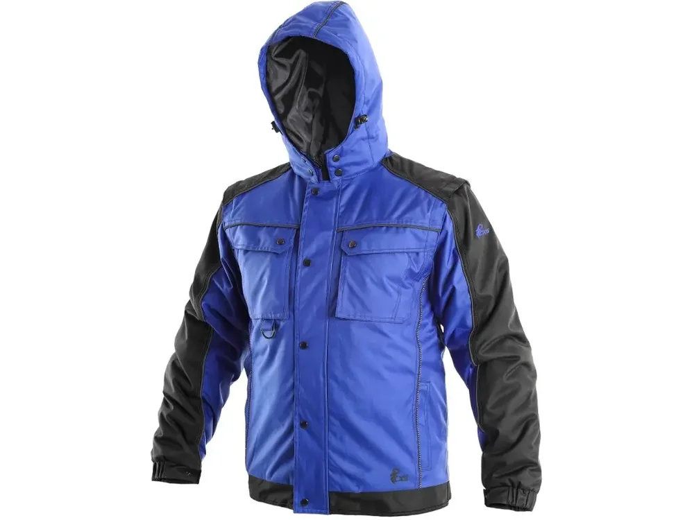 CXS bunda IRVINE, pánská, zimní, 2v1, modro-černá vel. 2XL Finální Výprodej