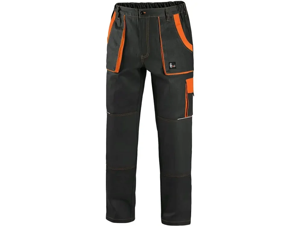 CXS kalhoty LUXY JOSEF, pánské, černo-oranžové vel. 66 Must-Have