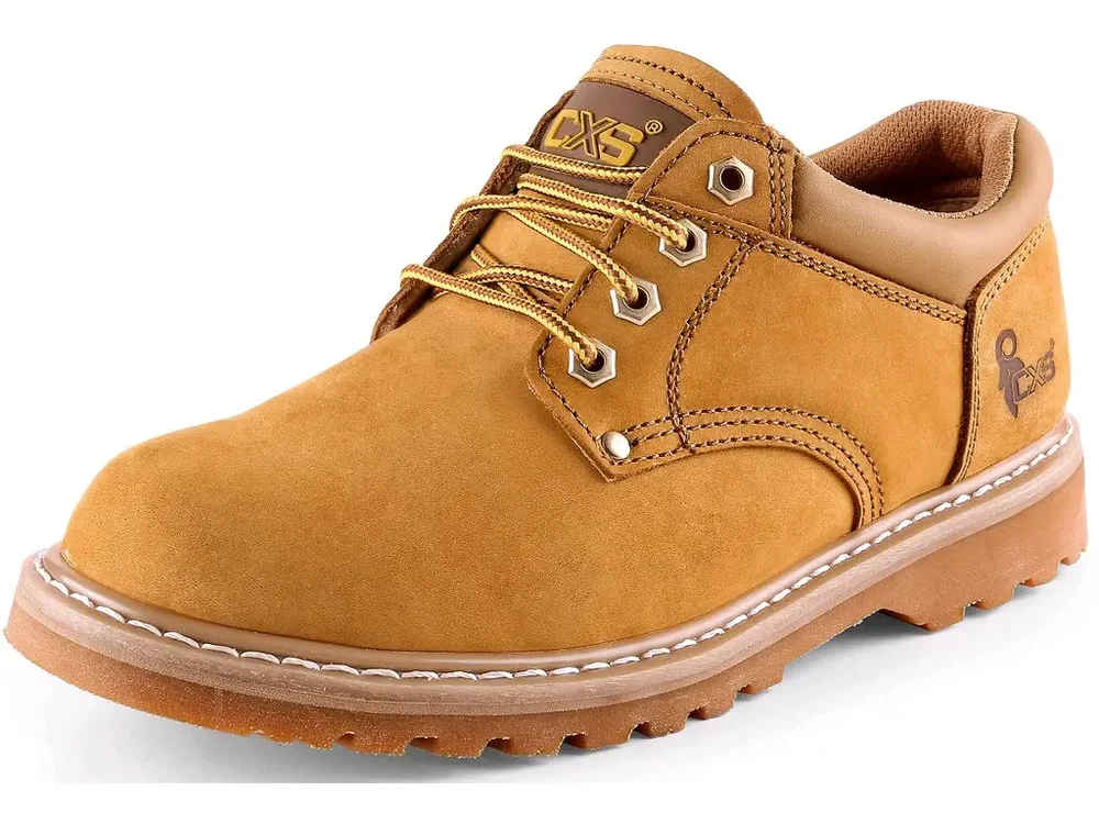 CXS obuv polobotka ROAD BELMONT, kožená, písková vel. 45 Cenově Výhodný