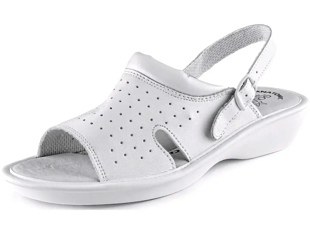 CXS obuv sandál, WHITE LIME, dámský, kožený, bílý Poslední Šance