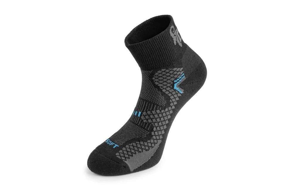 Horká Nabídka CXS ponožky SOFT, funkční, snížené, černo - modré vel. 38-39