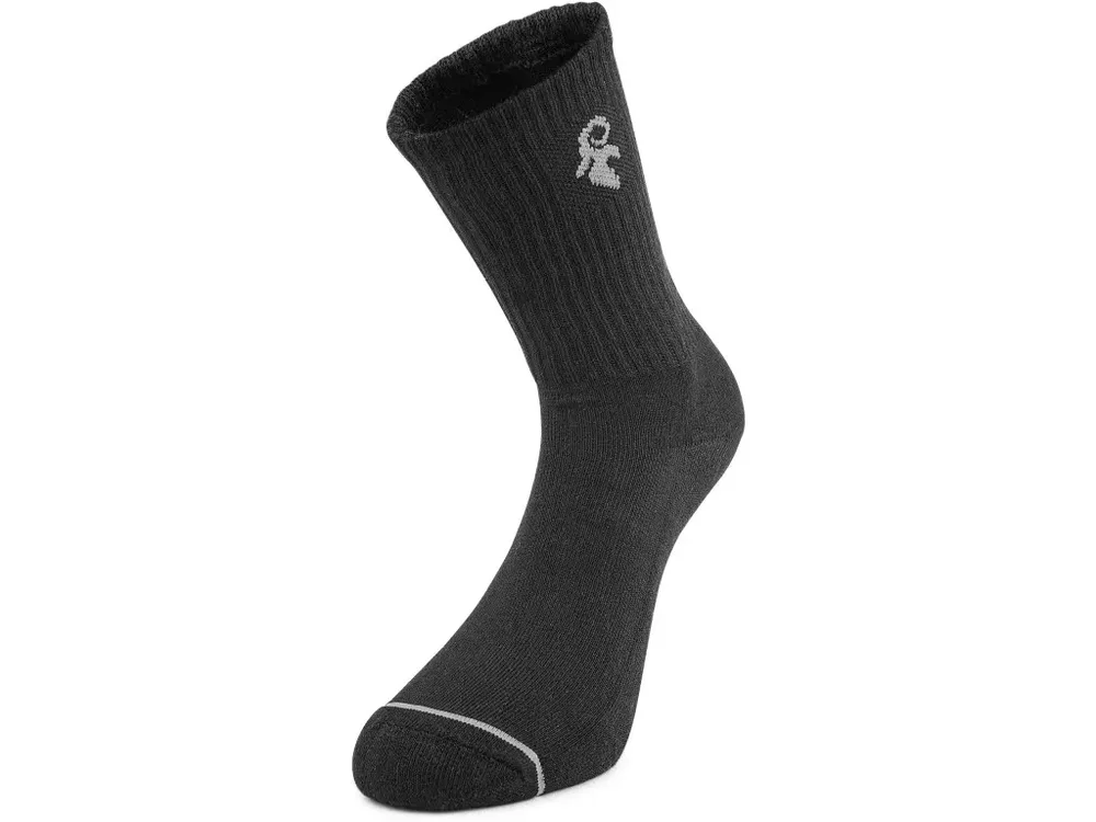 CXS ponožky SportSocks, černé, 3 páry, vel. 44-47 Nízká Cena