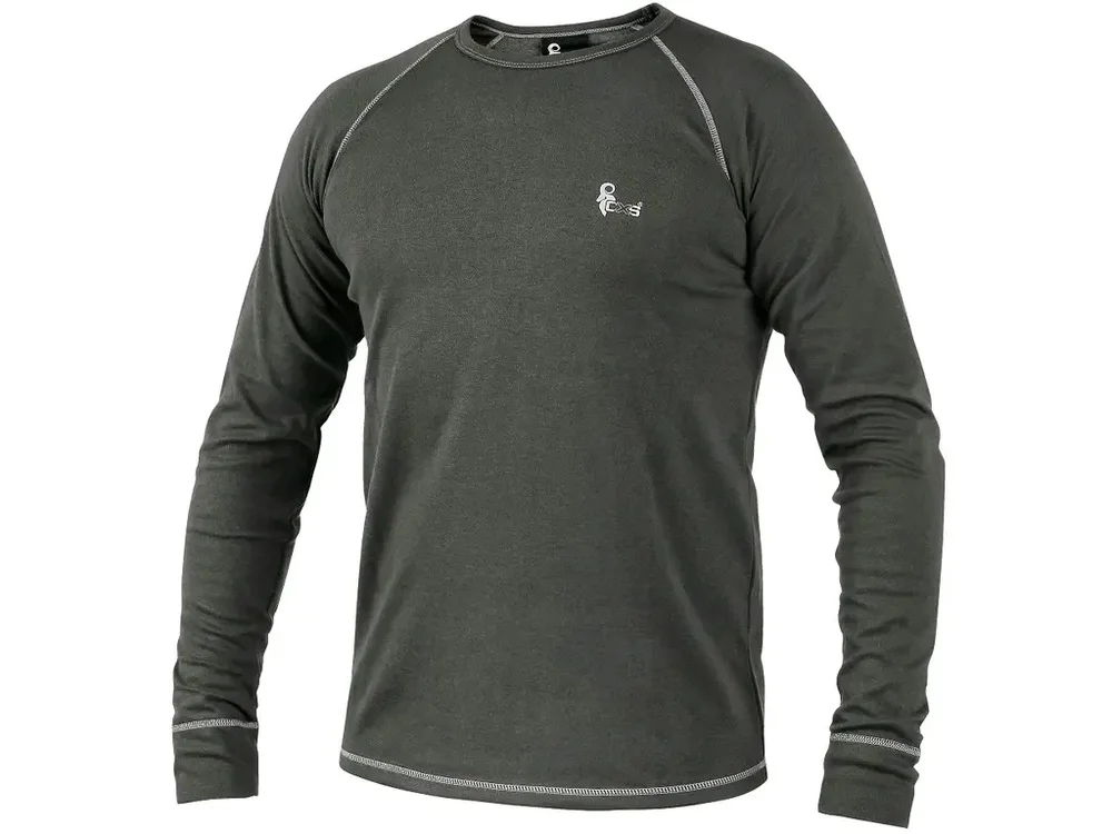 Časově Omezené CXS tričko ACTIVE, pánské, funkční, dlouhý rukáv, šedé vel. 3XL