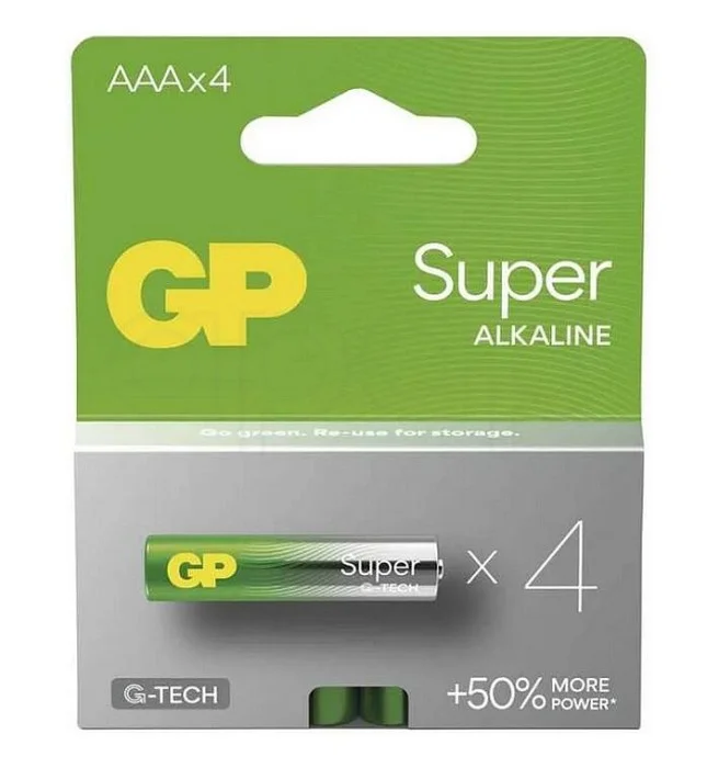 Must-Have Baterie GP alkalickámikrotužka AAA 1,5 V4 ks