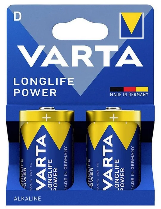 Pouze Dnes Baterie Varta alkalickámono velké2 ks 4920